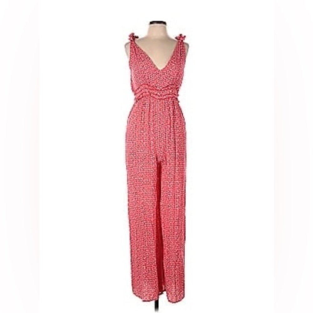 NWT shinestar white and red jumpsuit ✨